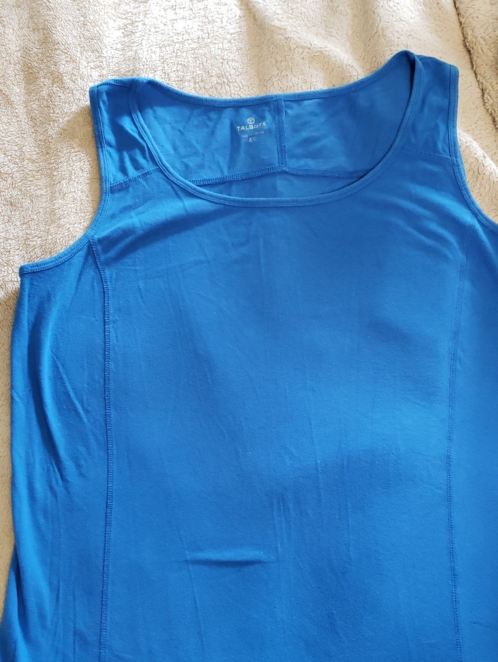 Talbots Royal Blue Scoop Neck Tank